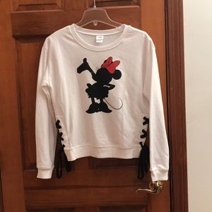 Minnie noise white sweater